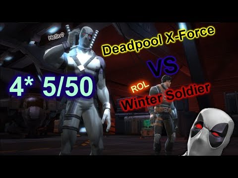 4 Star 5/50 Deadpool X-Force VS Realm Of Legends Winter Soldier - Marvel Contest Of Champions