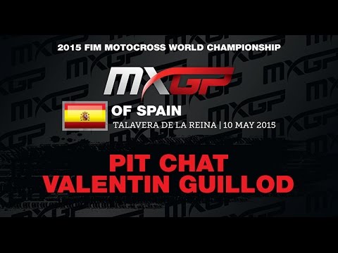 Pit Chat with Valentin Guillod MXGP of Spain 2015 - motocross