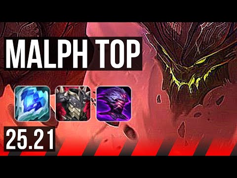 MALPHITE vs TRYNDAMERE (TOP) | KR Master | 25.21