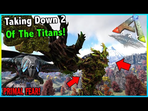 I FINALLY FOUND ANOTHER PEGASUS + FIGHTING THE TITANS!! || ARK PRIMAL FEAR EP 34!