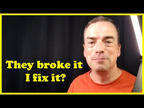 They Broke It . . . Can I fix it?