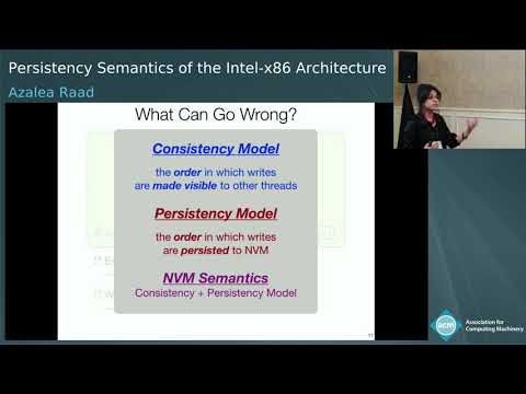 Persistency Semantics of the Intel-x86 Architecture