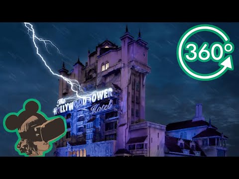 360º Ride on Twilight Zone Tower of Terror at Disney's Hollywood Studios