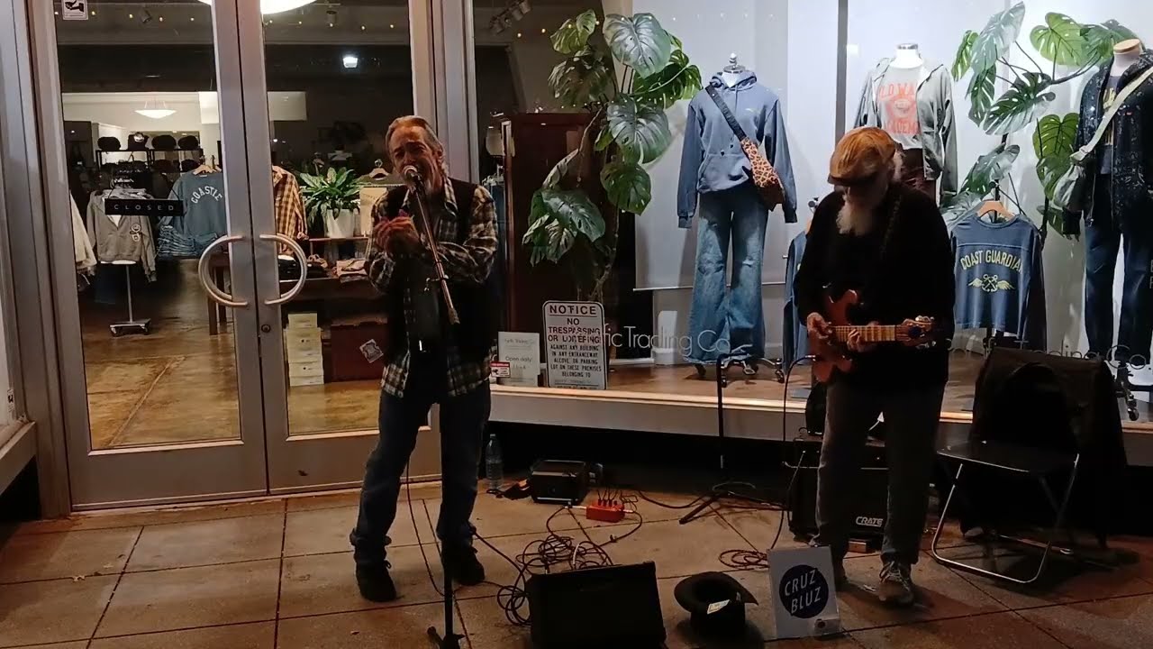 Video of Cruz Bluz performing Larry Davis blues classic "Texas Flood"