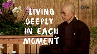 Download lagu Living Deeply in Each Moment | Dharma Talk by Thich Nhat Hanh, 2013.12.22 mp3