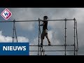 Opbouw concert P!nk op het Malieveld