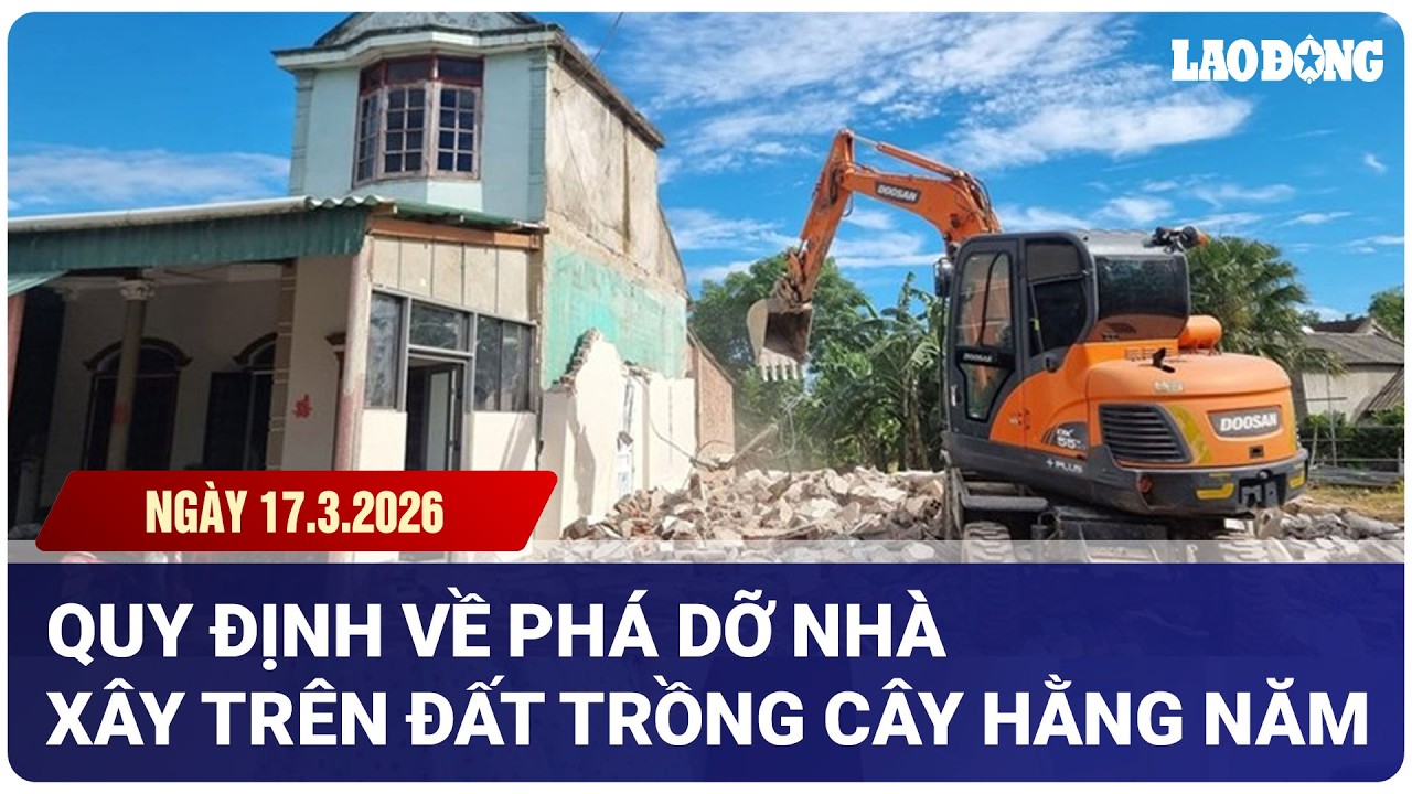 Quy định về phá dỡ nhà xây trên đất trồng cây hằng năm