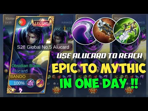 TOP GLOBAL ALUCARD NEW BUILD & EMBLEM SET FOR AUTO WIN IN RANK GAME! 💯✅ | PLEASE TRY!!🙏 | MLBB