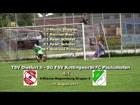 TSV Dietfurt II - SG FSV Kottingwörth/FC Paulushofen 4:1
