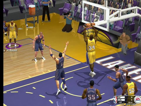 NBA Live 2003 gameplay (PC Game, 2002)