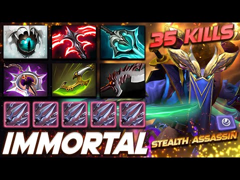 Riki Stealth Assassin 35 KILLS - Dota 2 Pro Gameplay [Watch & Learn]