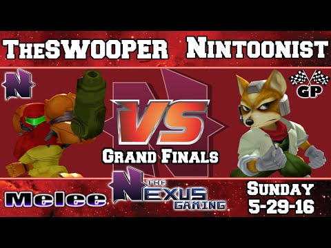 Nexus| TheSWOOPER (Fox, Samus, Sheik) vs GP| Nintoonist (Fox) - Grand Finals 5-29-16
