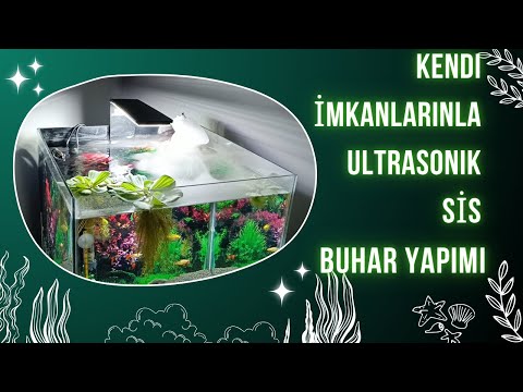 Evde 100 TL Maliyet ile Akvaryum Üzeri Ultrasonik Sis Buhar Yapımı.