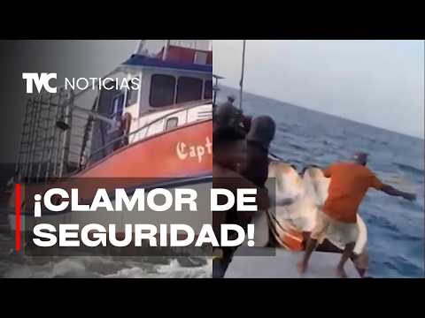 ¡ALERTA! Sujetos armados con AK-47 roban equipo y producto a pescadores