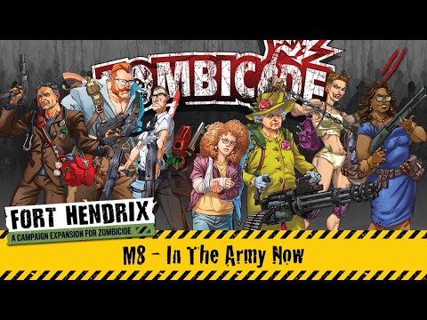 Zombicide 2nd Edition: Fort Hendrix Campaign (Mission M8) Board Game Gameplay | Take 2
