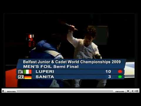Belfast World Championships 2009 CMF - L4 - Luperi ITA v Sanita GER