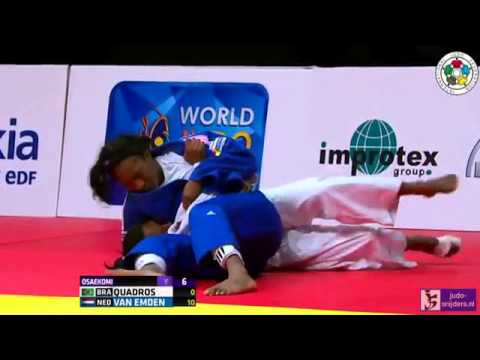Judo 2015 Grand Slam Baku: Quadros (BRA) - van Emden (NED) [-63kg] bronze
