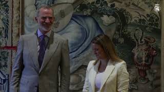 S.M. el Rey recibe en audiencia a D. Gabriel Le Senne i Presedo, presidente del Parlamento de las Illes Balears