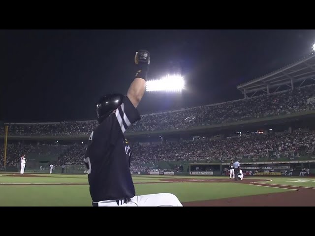 【8回表】2試合連発!! ホークス・松田の2ランホームランで逆転!! 2019/7/6 B-H
