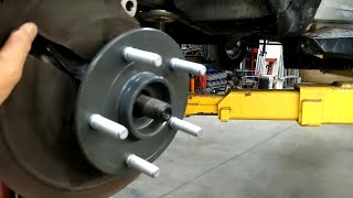 How to replace front wheel hubs on a 2019 Ram1500 4wd