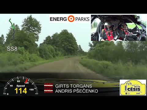 ss8 onboard Girts Torgans Andris Psecenko Rally Cesis