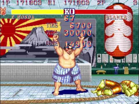 Street Fighter II - E. Honda (Win Poses)