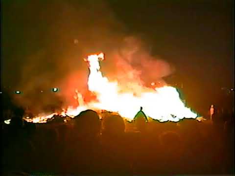 Trailers Burning Snow