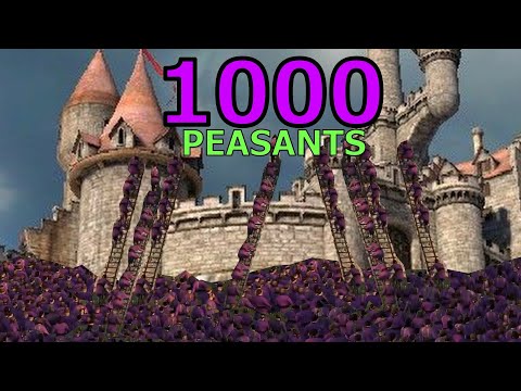 Can 1000 Peasants Siege A Castle?