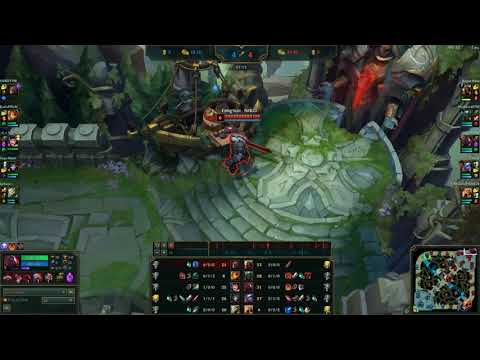 Sion VS Garen - How to carry from behind.