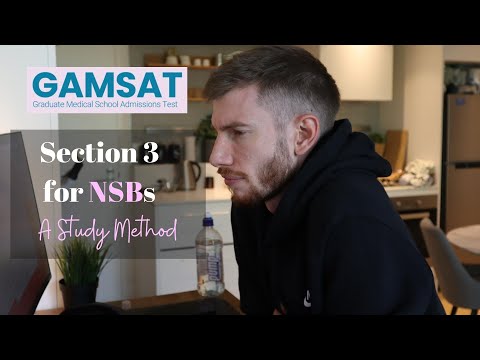 GAMSAT Section 3 Study Method For NON-SCIENCE People