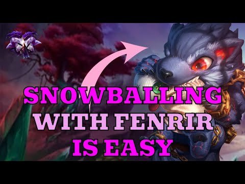 USE THIS FENRIR STRAT TO WIN EVERY GAME - Masters Ranked Duel - Smite