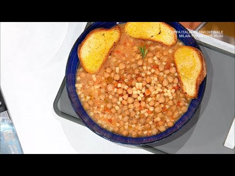 Pasta e ceci alla romana - E' sempre Mezzogiorno 12/01/2021
