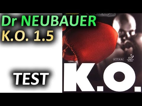 test DR NEUBAUER K.O. 1.5 mm medium pips on DR NEUBAUER Phenomenon