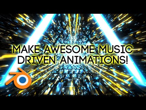 Make awesome music driven animations in Blender!