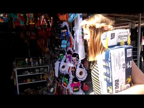 Beer walking in Xochimilco Mexico City, Only in Mexico!