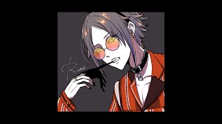 ミスタ・リアス イラストメイキング｜Mysta Rias painting process【Luxiem / NIJISANJI EN】 #Shorts