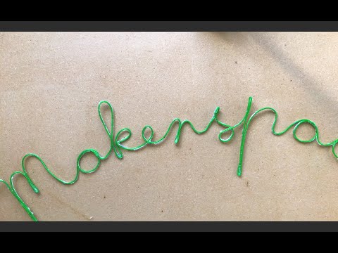 #stayhome-Tutorial - DIY-Leuchtschrift