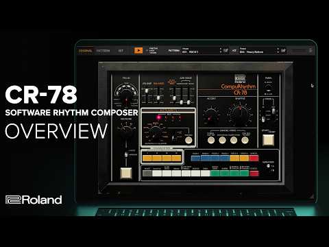 Roland CR‑78 Software Rhythm Composer | Overview