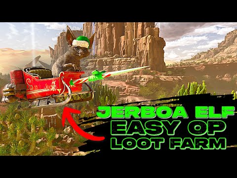 JERBOA Elf Are An EASY LOOT FARM For Winter Wonderland in Ark Survival Ascended!!