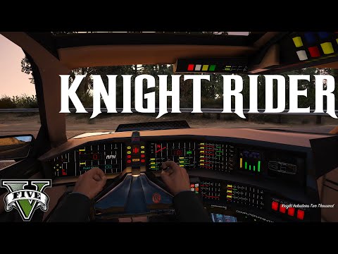 GTA 5 Knight Rider Mod v4.0 (Animated S2 Voicebox and new Camera Modes)