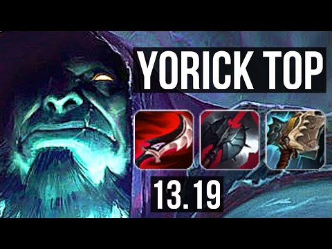 YORICK vs SETT (TOP) | 9 solo kills, 300+ games, Dominating | NA Diamond | 13.19