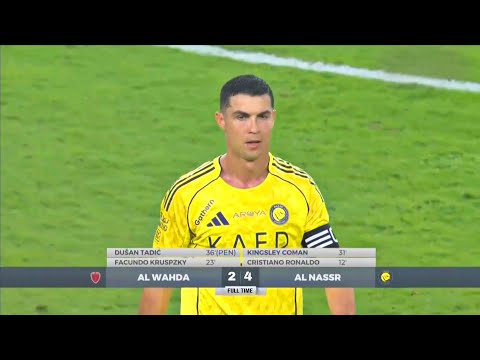 FULL HIGHLIGHT AL NASSR VS AL WAHDA (4-2) | FRIENDLY MATCH | RONALDO GOAL | FANS CAMERA