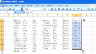 Using AutoFill in Excel