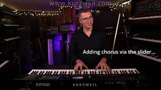 Video thumbnail for Kurzweil K2700 Sounds Demo by Kurzweil Music Systems