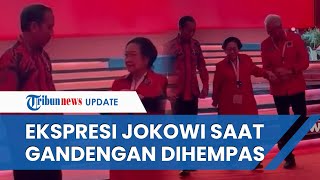 Viral Video Megawati Hempaskan Tangan Jokowi di Acara Rakernas, Ekspresi Presiden Disorot