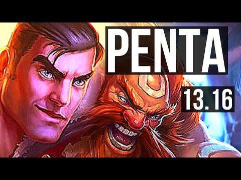 JAYCE vs GRAGAS (TOP) | Penta, Godlike, 300+ games, 14/4/7 | EUW Master | 13.16