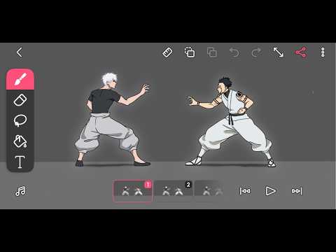 Hand to Hand Combat - Flipaclip Animation Process