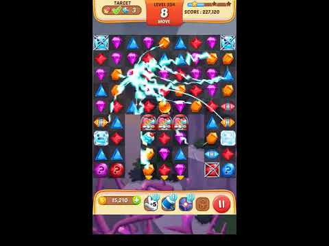 Jewel Match King Level 354 - Walkthrough ( No Booster )