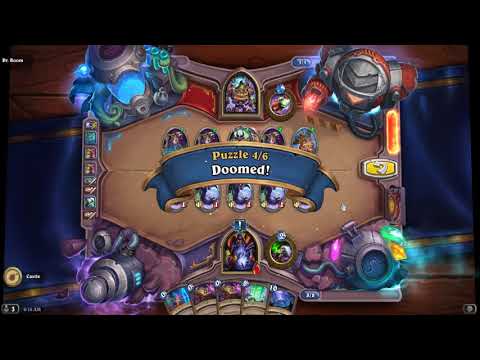 [Hearthstone] Dr. Boom Survive Puzzles (ALL SOLUTIONS)