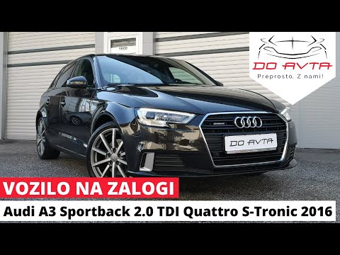 Audi A3 Sportback 2.0 TDI Quattro Sport S-Tronic  2016 | Do Avta